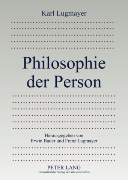 Philosophie der Person