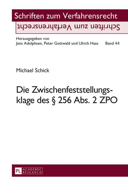 Die Zwischenfeststellungsklage des § 256 Abs. 2 ZPO