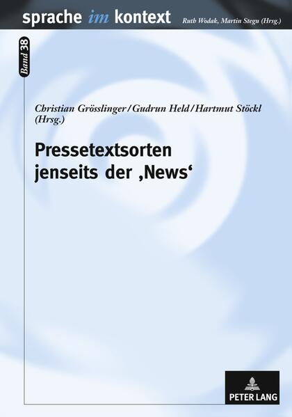 Pressetextsorten jenseits der ‘News’