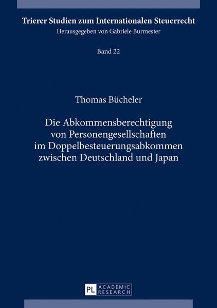 Die Abkommensberechtigung von Personengesellschaften im Doppelbesteuerungsabkommen zwischen Deutschland und Japan