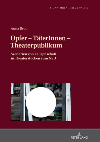 Opfer – TäterInnen – Theaterpublikum