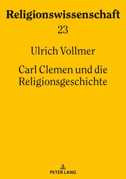 Carl Clemen und die Religionsgeschichte