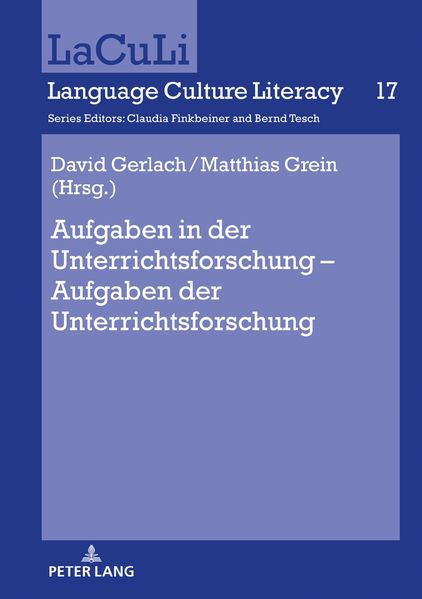 Aufgaben in der Unterrichtsforschung – Aufgaben der Unterrichtsforschung