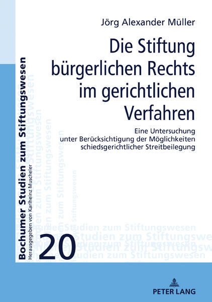Die Stiftung bürgerlichen Rechts im gerichtlichen Verfahren