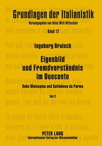 Eigenbild und Fremdverstaendnis im Duecento