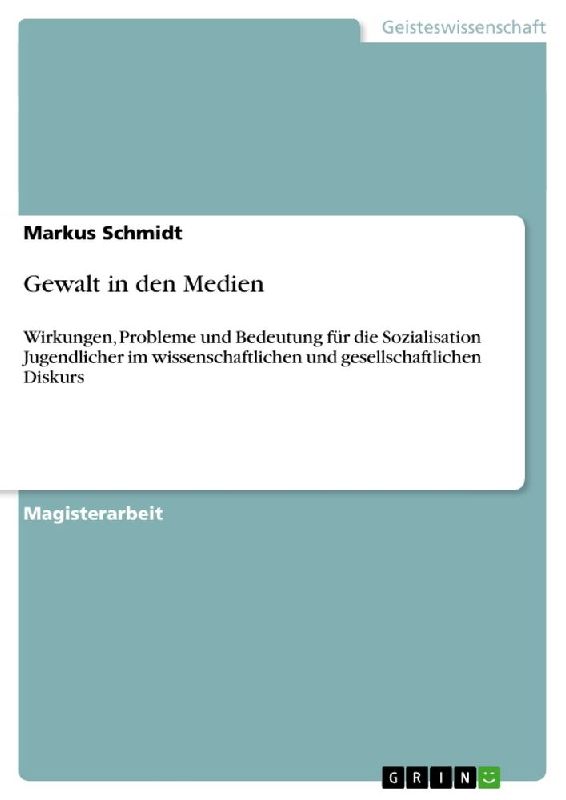 Gewalt in den Medien