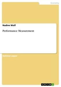 Performance Measurement