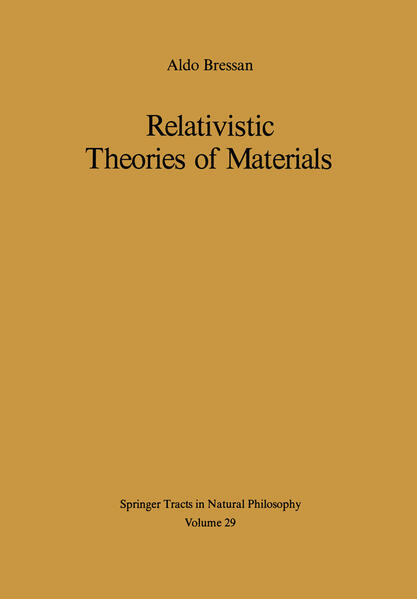 Relativistic Theories of Materials