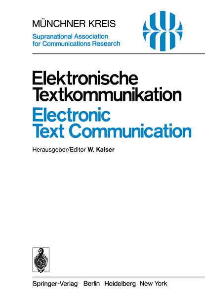 Elektronische Textkommunikation / Electronic Text Communication