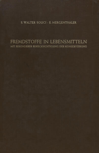 Fremdstoffe in Lebensmitteln