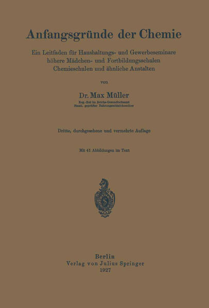 Anfangsgründe der Chemie