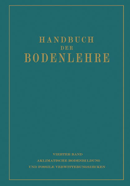 Aklimatische Bodenbildung und Fossile Verwitterungsdecken