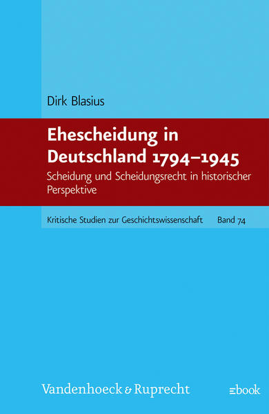 Ehescheidung in Deutschland 1794-1945