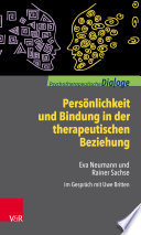 Persönlichkeit und Bindung in der therapeutischen Beziehung
