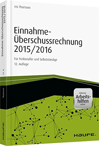 Einnahme-Überschussrechnung 2015/2016 - inkl Arbeitshilfen online