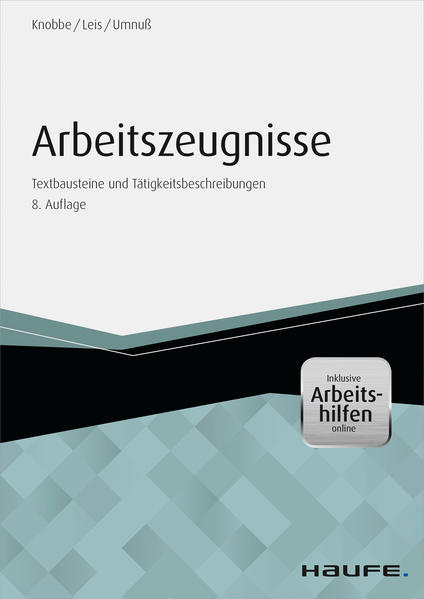 Arbeitszeugnisse - inkl. Arbeitshilfen online