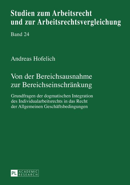 Von der Bereichsausnahme zur Bereichseinschränkung
