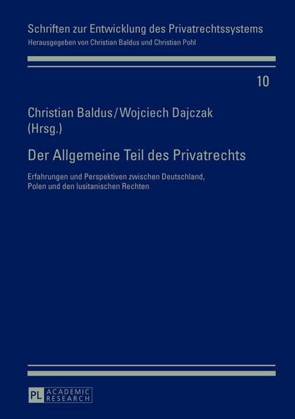Der Allgemeine Teil des Privatrechts