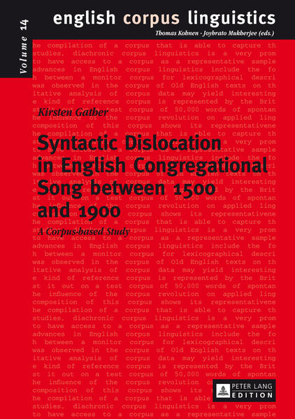 Syntactic Dislocation in English Congregational Song between 1500 and 1900