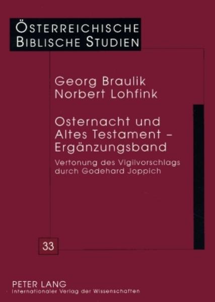 Osternacht und Altes Testament – Ergänzungsband