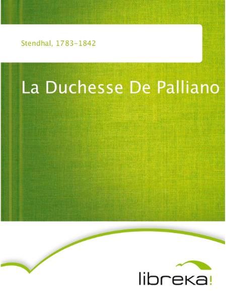 La Duchesse De Palliano