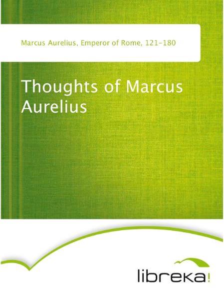 Thoughts of Marcus Aurelius