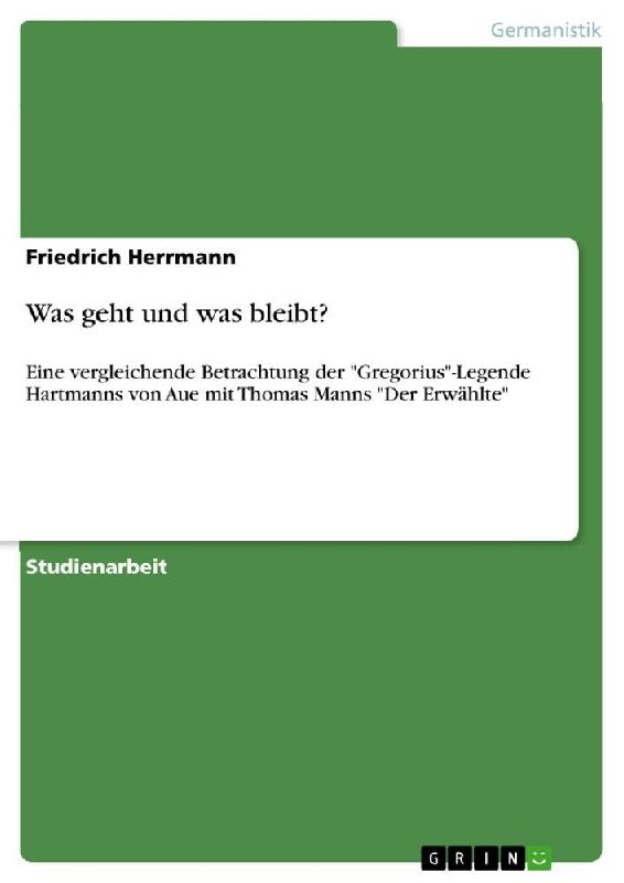 Was geht und was bleibt?