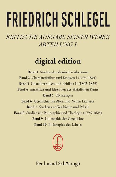 Kritische Ausgabe seiner Werke