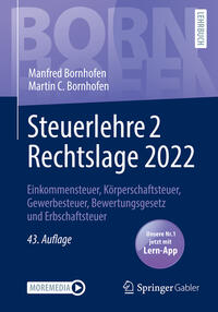 Steuerlehre 2 Rechtslage 2022