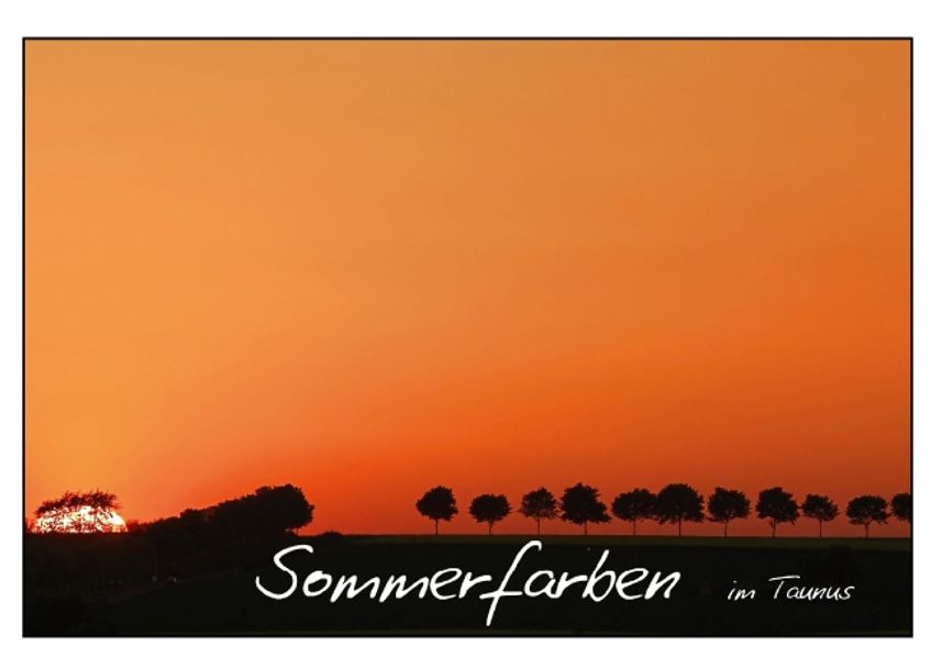 Sommerfarben (Posterbuch DIN A3 quer)