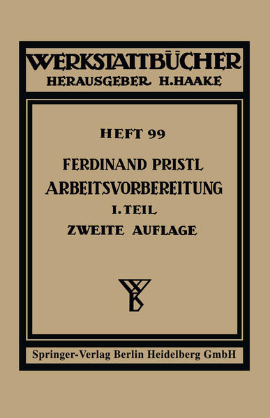 Arbeitsvorbereitung