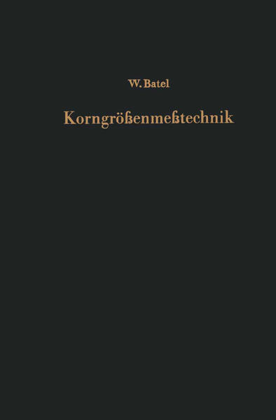 Einführung in die Korngrößenmeßtechnik