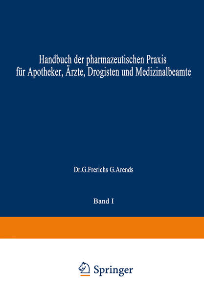 Hagers Handbuch der Pharmazeutischen Praxis