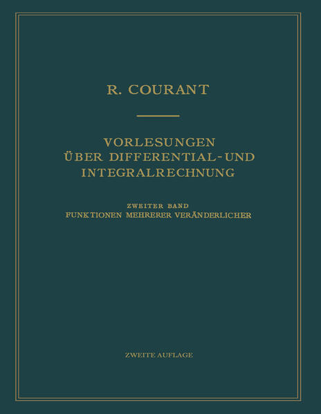 Vorlesungen über Differential- und Integralrechnung