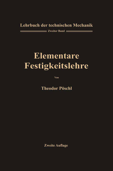 Lehrbuch der Technischen Mechanik für Ingenieure und Physiker