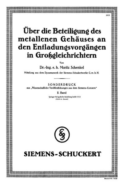 Über die Beteiligung des metallenen Gehäuses an den Entladungsvorgängen in Großgleichrichtern