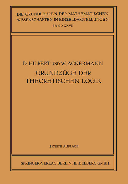 Grundzüge der theoretischen Logik