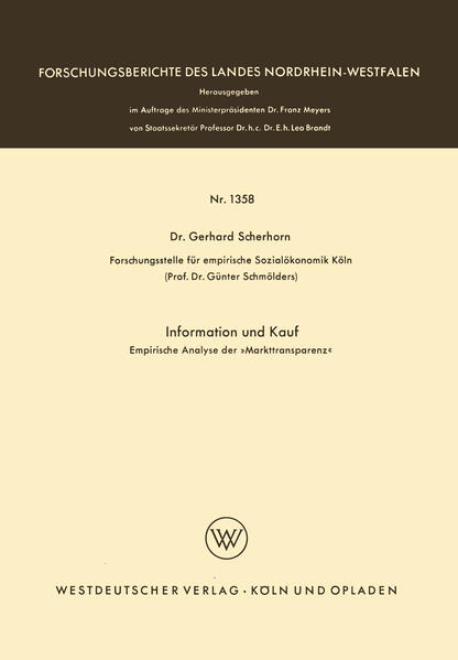 Information und Kauf