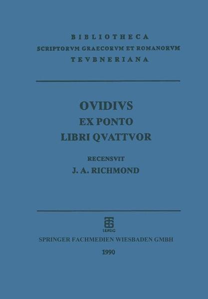 P. Ovidi Nasonis ex Ponto Libri Qvattvor