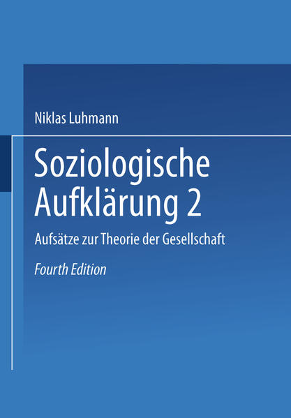 Soziologische Aufklärung 2