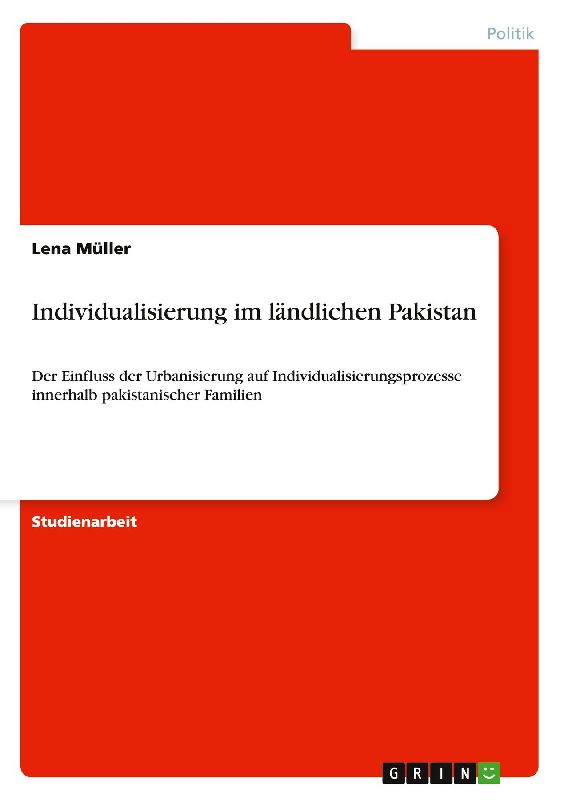 Individualisierung im ländlichen Pakistan