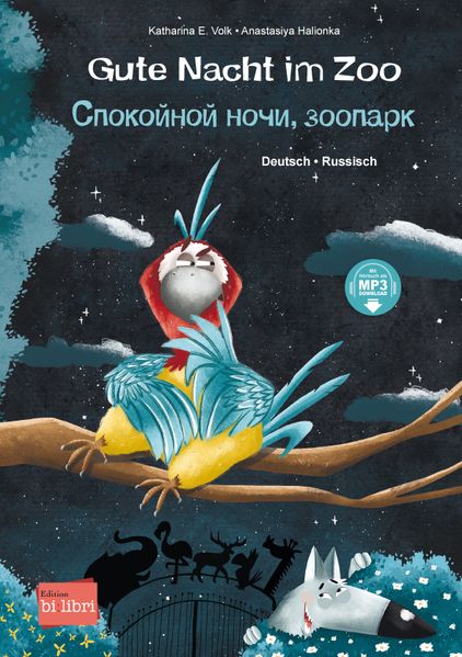Gute Nacht im Zoo (Deutsch-Russisch)