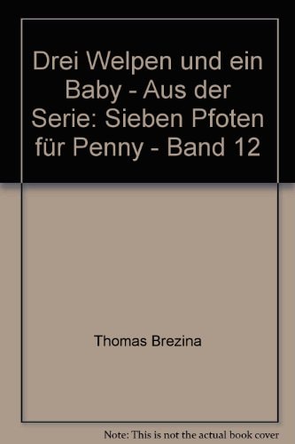Drei Welpen und ein Baby