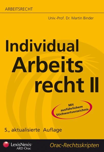 Arbeitsrecht - Individualarbeitsrecht II