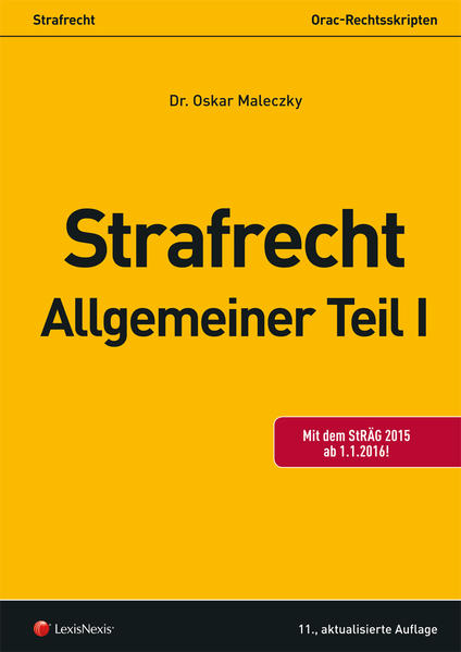 Strafrecht - Allgemeiner Teil I
