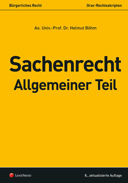 Sachenrecht Allgemeiner Teil