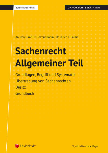 Sachenrecht Allgemeiner Teil (Skriptum)