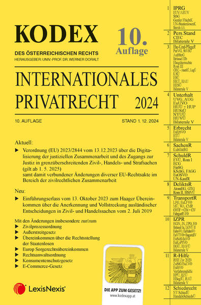 KODEX Internationales Privatrecht 2024 - inkl. App