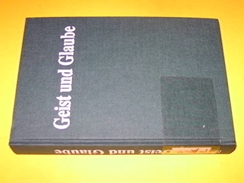 Geist und Glaube