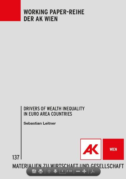 Drivers of wealth inequality in euro area countries